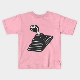 Manual Gearshift Old Cars ! Kids T-Shirt